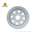 8 Spoke Trailer Rim 4.5JX13 4x100 Stahlräder